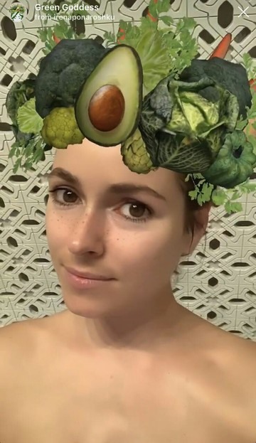 Instagram маска авокадо и броколи