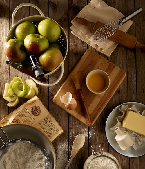 Есенни идеи за снимки за Instagram - оформление на ябълки в кухнята